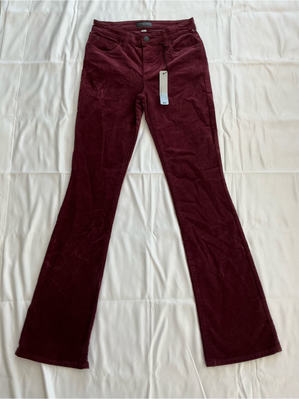 Kut from the Kloth Wine Boot Cut Jeans